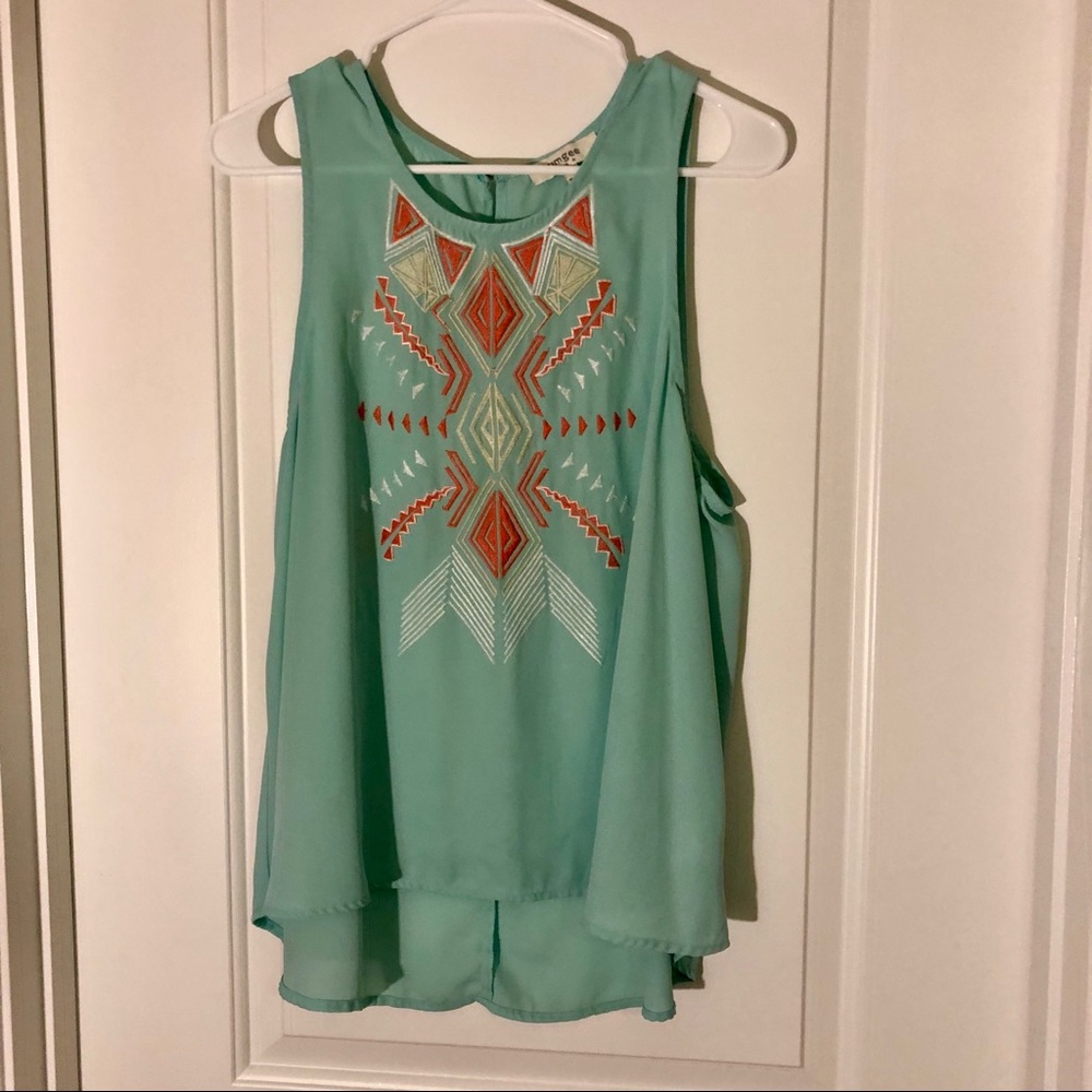 Umgee Embroidered Tank